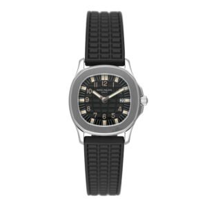 Patek Philippe Aquanaut 4960A mostrador preto Relógio Feminino