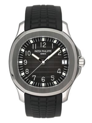 Patek Philippe Aquanaut 5165A-001 mostrador preto Relógio Masculino
