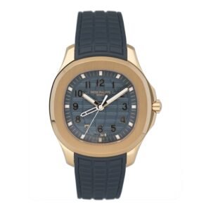 Patek Philippe Aquanaut 5269R mostrador azul Relógio Masculino Caixa e Documentos