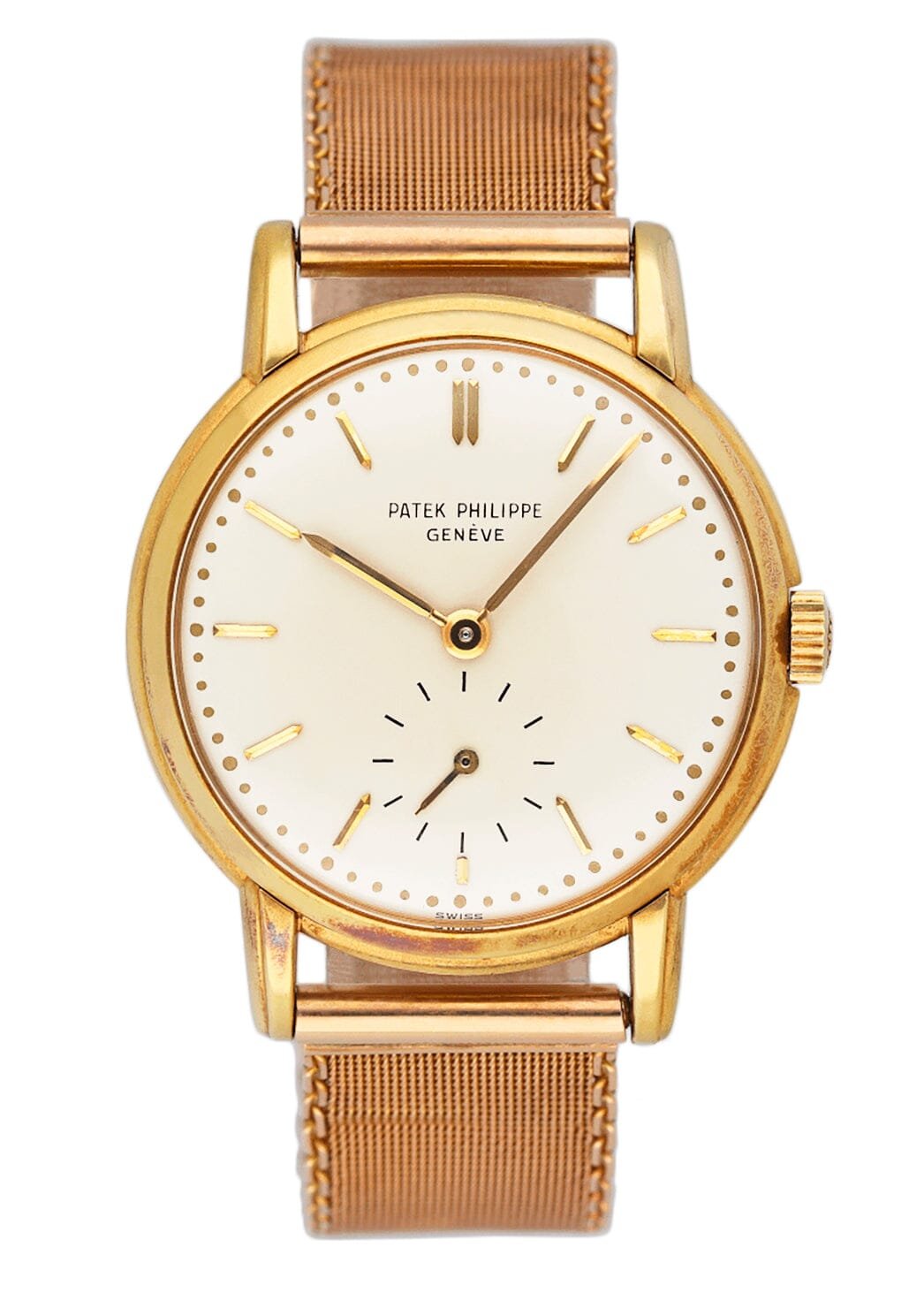 Patek Philippe Calatrava 2484 18k ouro amarelo Relógio Masculino
