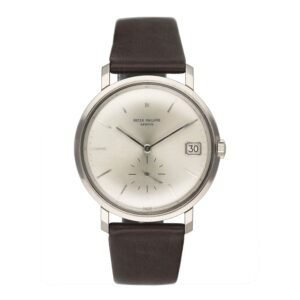 Patek Philippe Calatrava 3445G 18k ouro branco Relógio Masculino
