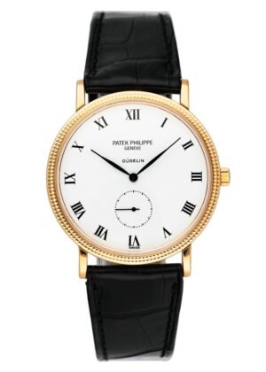 Patek Philippe Calatrava 3919J Gubelin Dial Relógio Masculino