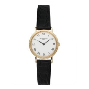 Patek Philippe Calatrava 4819J 18k ouro amarelo Relógio Feminino Papers