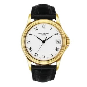 Patek Philippe Calatrava 5117J 18k ouro amarelo Relógio Masculino