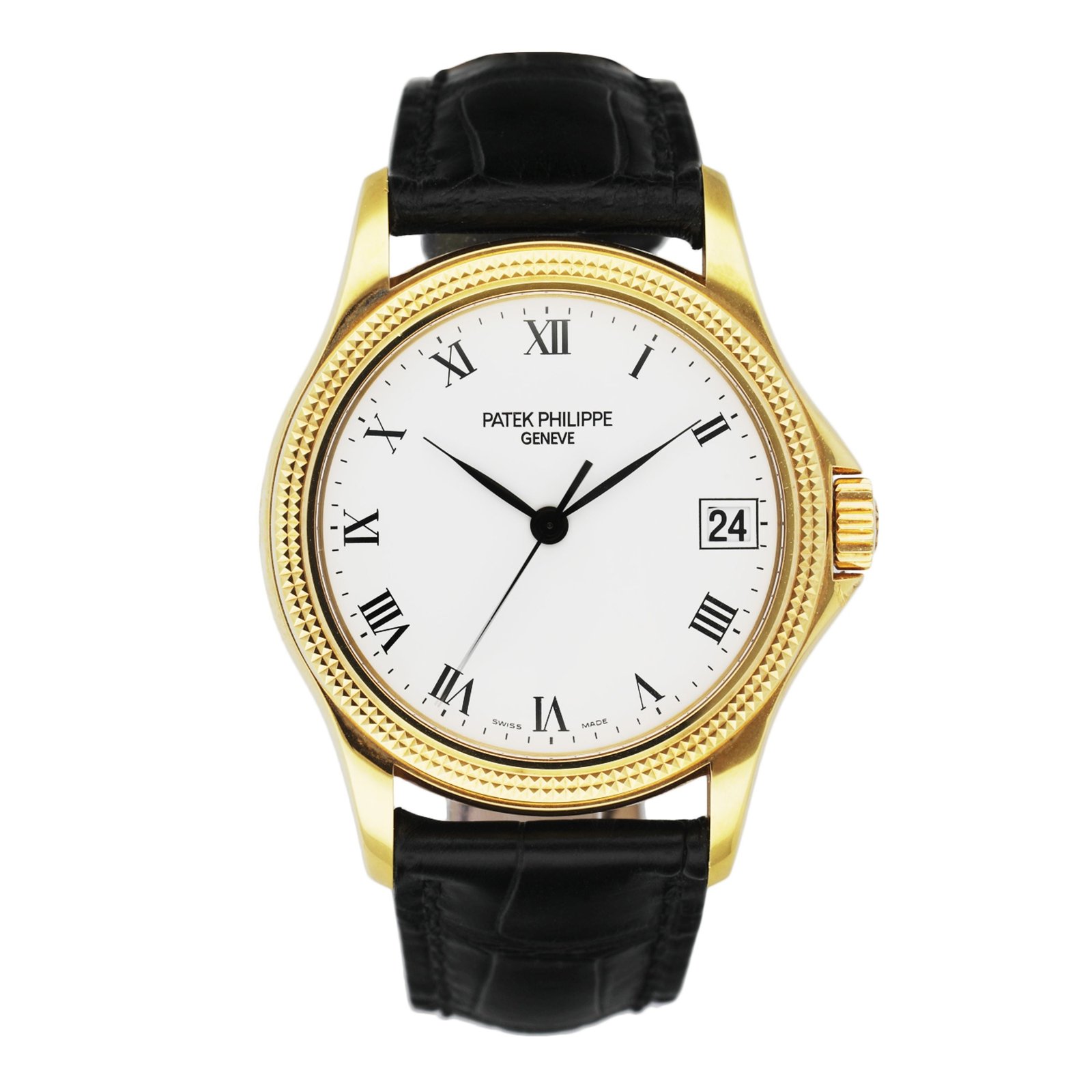 Patek Philippe Calatrava 5117J 18k ouro amarelo Relógio Masculino