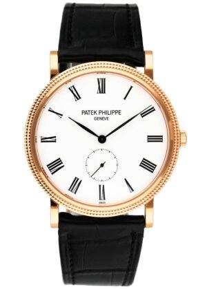 Patek Philippe Calatrava 5119R 18k ouro rosa Relógio Masculino
