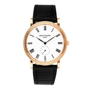 Patek Philippe Calatrava 5119R 18k ouro rosa Relógio Masculino com Documentos & Factory Sealed Service Box