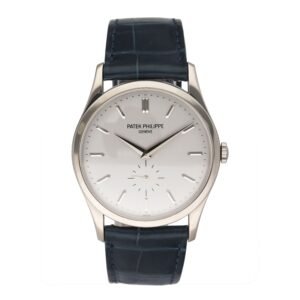 Patek Philippe Calatrava 5196G 18k ouro branco Relógio Masculino