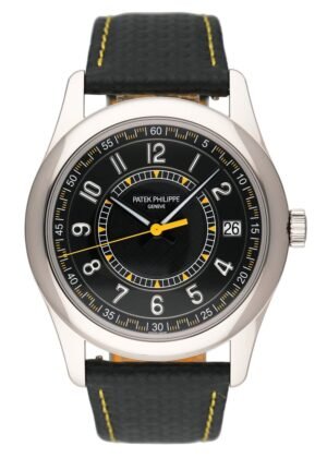 Patek Philippe Calatrava 6007G-001 Yellow Relógio Masculino Caixa e Documentos
