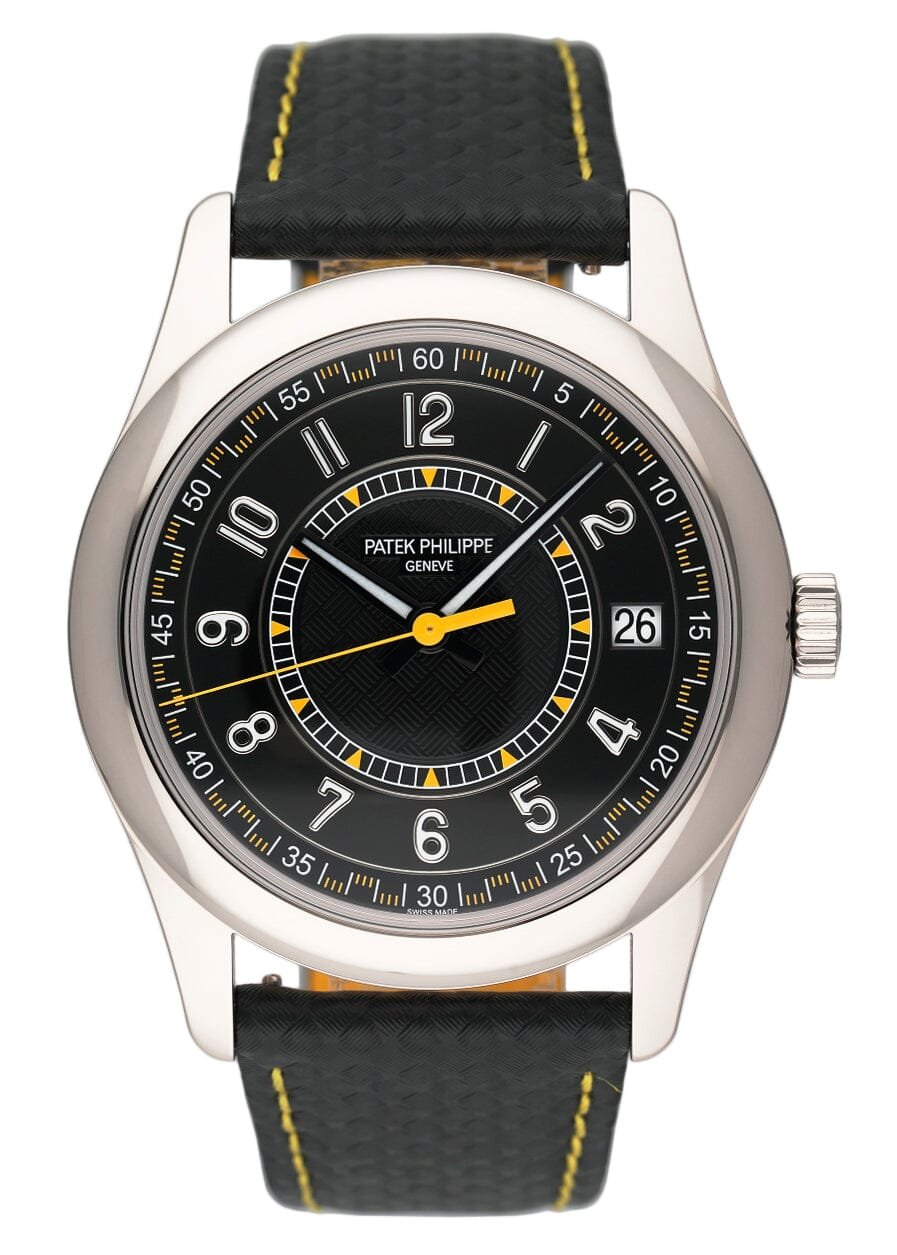 Patek Philippe Calatrava 6007G-001 Yellow Relógio Masculino Caixa e Documentos
