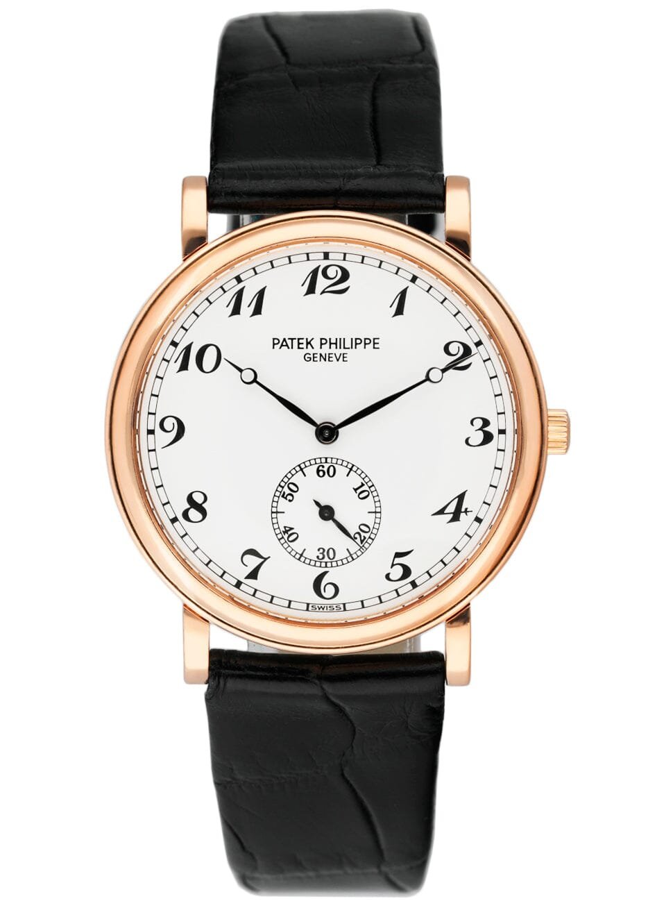 Patek Philippe Calatrava Officer 5022R Relógio Masculino Caixa e Documentos