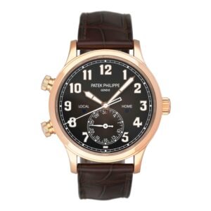 Patek Philippe Complication 5524R Calatrava Pilot Travel Time Relógio Caixa e Documentos
