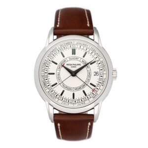 Patek Philippe Complications 5212A mostrador prata Relógio Masculino Caixa e Documentos