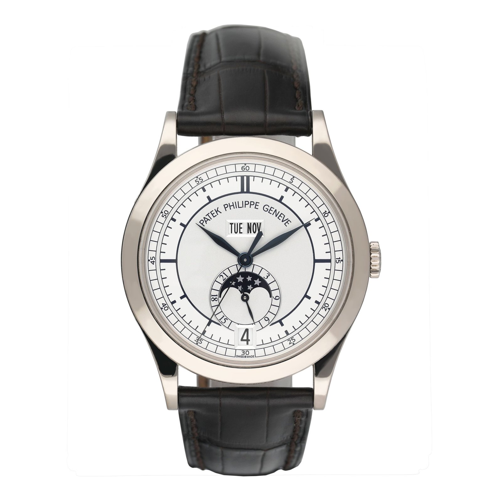 Patek Philippe Complications 5396G Annual Calendar Relógio Masculino Caixa e Documentos