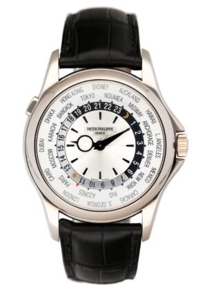 Patek Philippe Complications World Time 5130G Relógio Masculino Caixa e Documentos