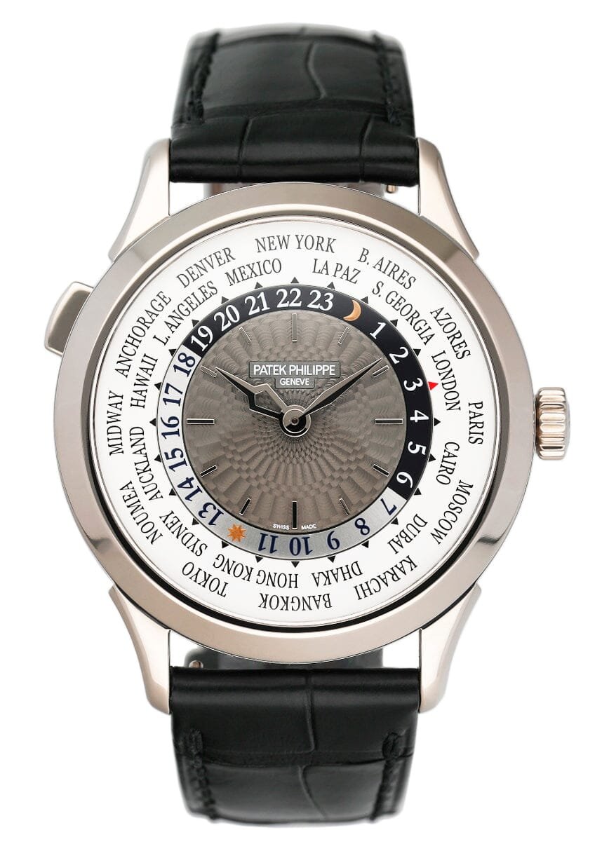 Patek Philippe Complications World Time 5230G Relógio Masculino Caixa e Documentos