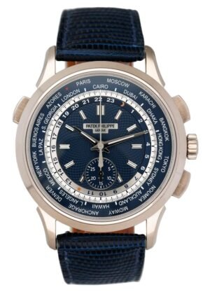 Patek Philippe Complications World Time 5930G Relógio Masculino Caixa e Documentos