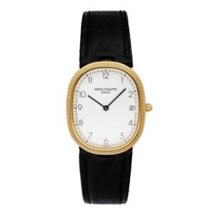 Patek Philippe Golden Ellipse  3988J mostrador branco Relógio Masculino