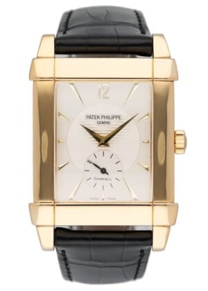 Patek Philippe Gondolo 5111J Tiffany Dial 18k ouro amarelo Relógio Masculino