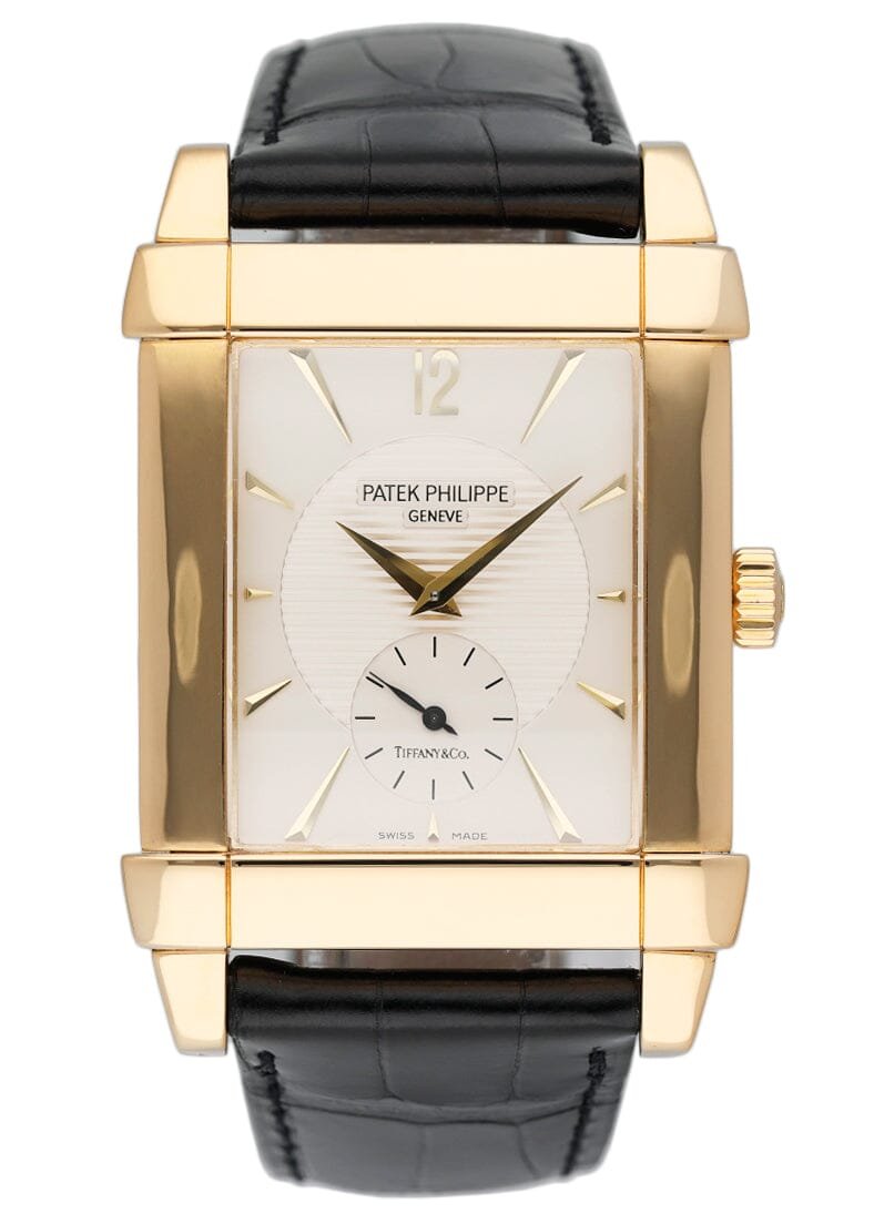 Patek Philippe Gondolo 5111J Tiffany Dial 18k ouro amarelo Relógio Masculino