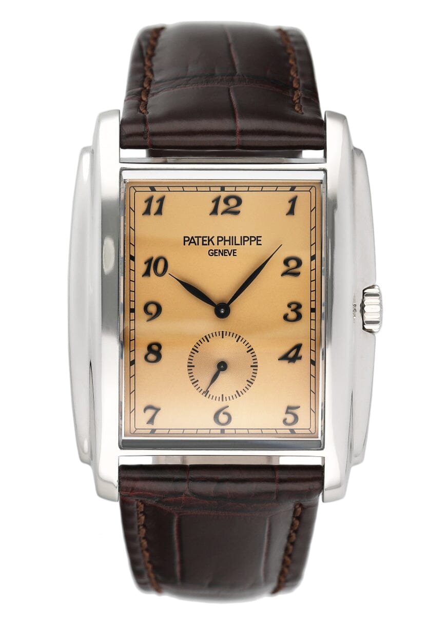 Patek Philippe Gondolo 5124G Salmon Dial Relógio Masculino