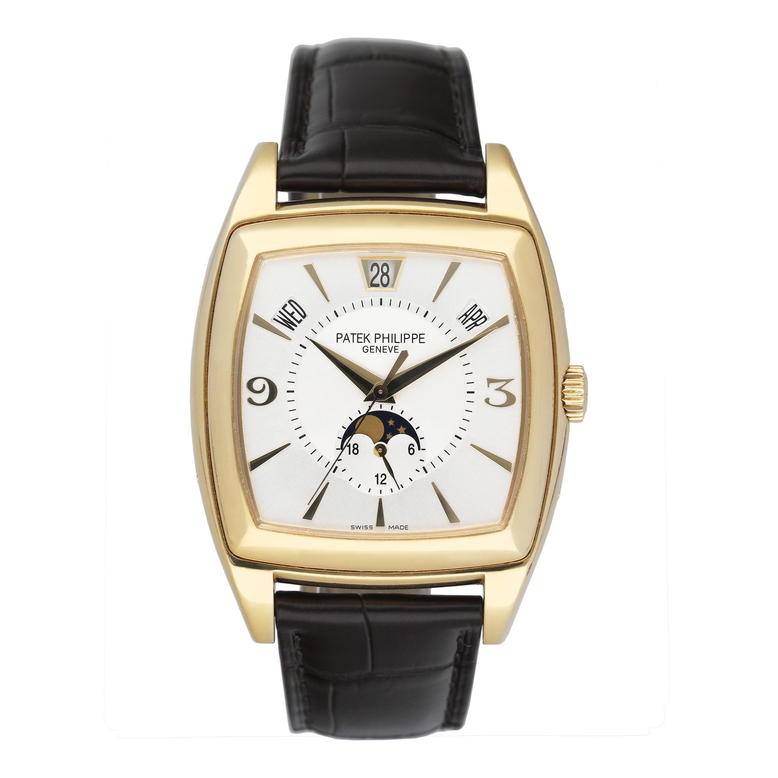 Patek Philippe Gondolo Calendario 5135J 18k ouro amarelo Relógio Masculino