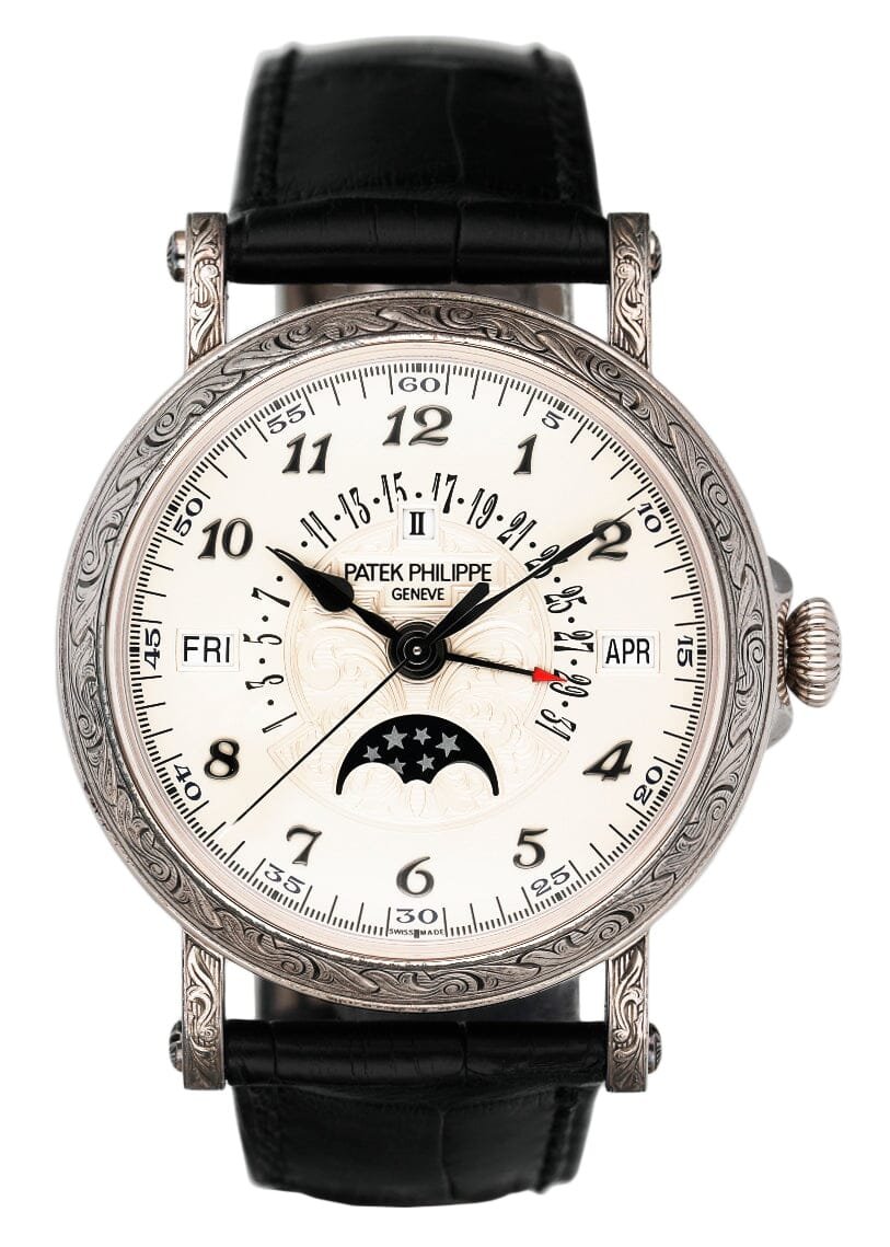 Patek Philippe Grand Complications 5160G Perpetual Relógio Masculino Caixa e Documentos
