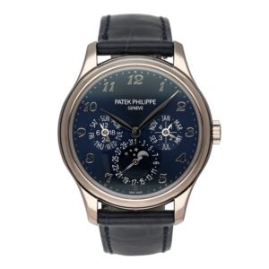 Patek Philippe Grand Complications 5327G mostrador azul Relógio Masculino Caixa e Documentos
