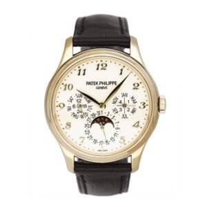Patek Philippe Grand Complications 5327J Ivory Dial Relógio Masculino Caixa e Documentos