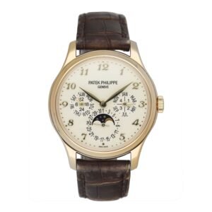 Patek Philippe Grand Complications 5327J Ivory Dial Relógio Masculino Caixa e Documentos