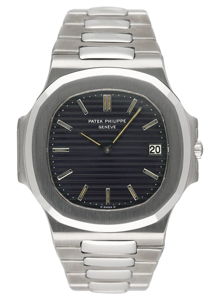 Patek Philippe Nautilus 3700/1A mostrador azul Steel Relógio Masculino com Documentos