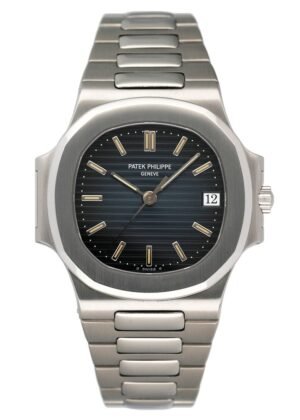 Patek Philippe Nautilus 3800/1A-001 mostrador azul Relógio Masculino