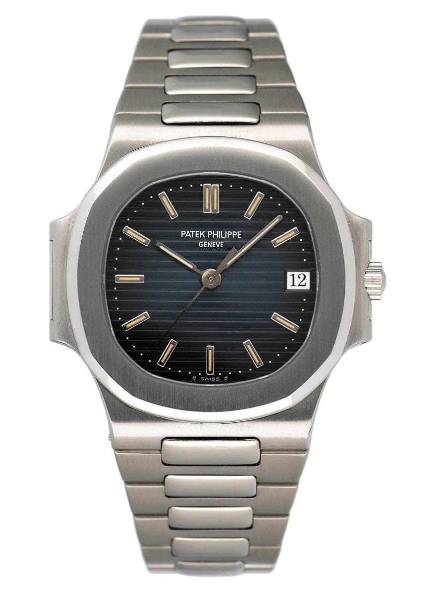 Patek Philippe Nautilus 3800/1A-001 mostrador azul Relógio Masculino