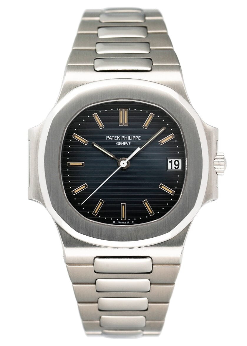 Patek Philippe Nautilus 3800/1A-001 mostrador azul Relógio Masculino Caixa e Documentos