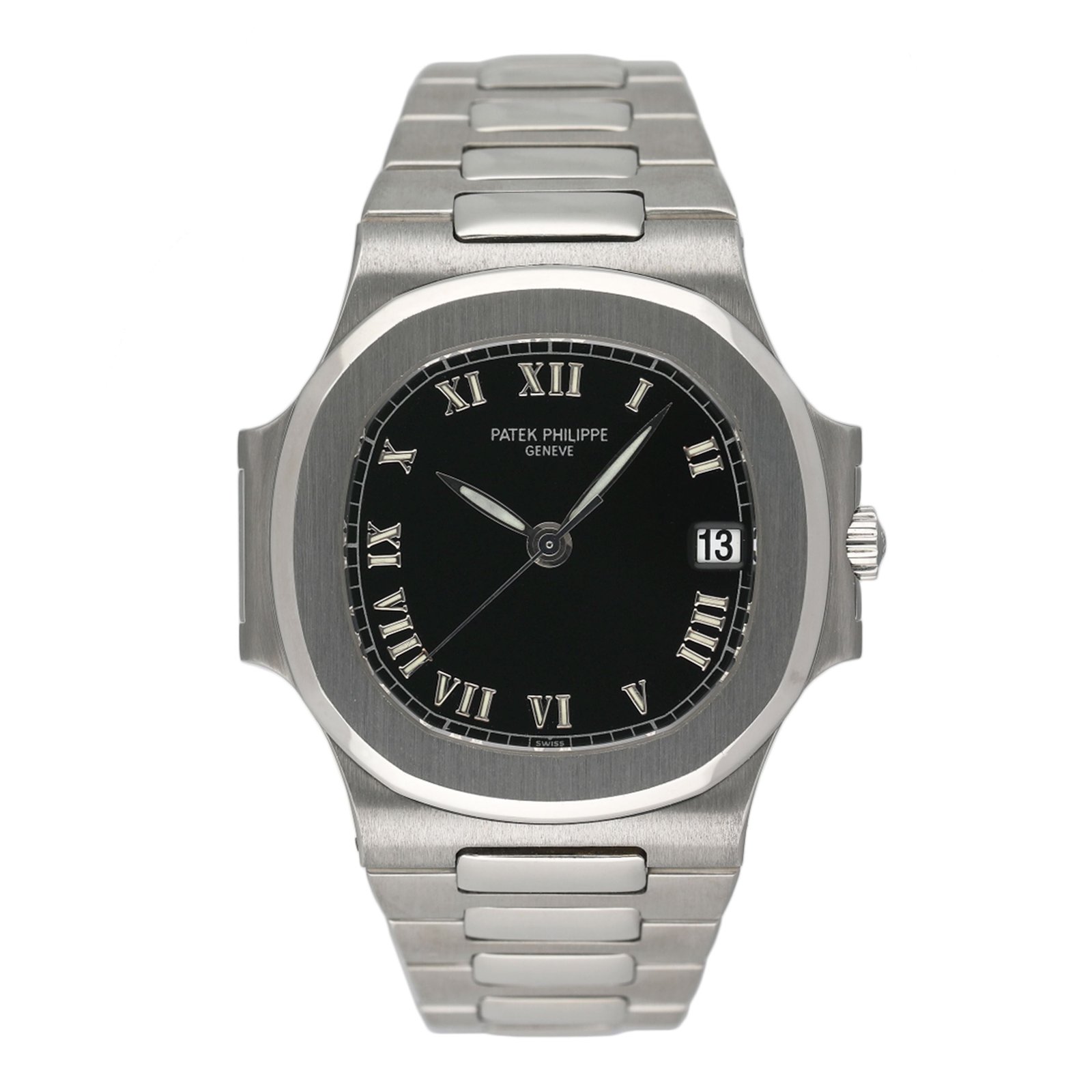Patek Philippe Nautilus 3800/1A mostrador preto Relógio Masculino With Archives
