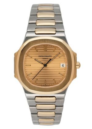 Patek Philippe Nautilus 3900/1JA mostrador champagne Relógio Masculino