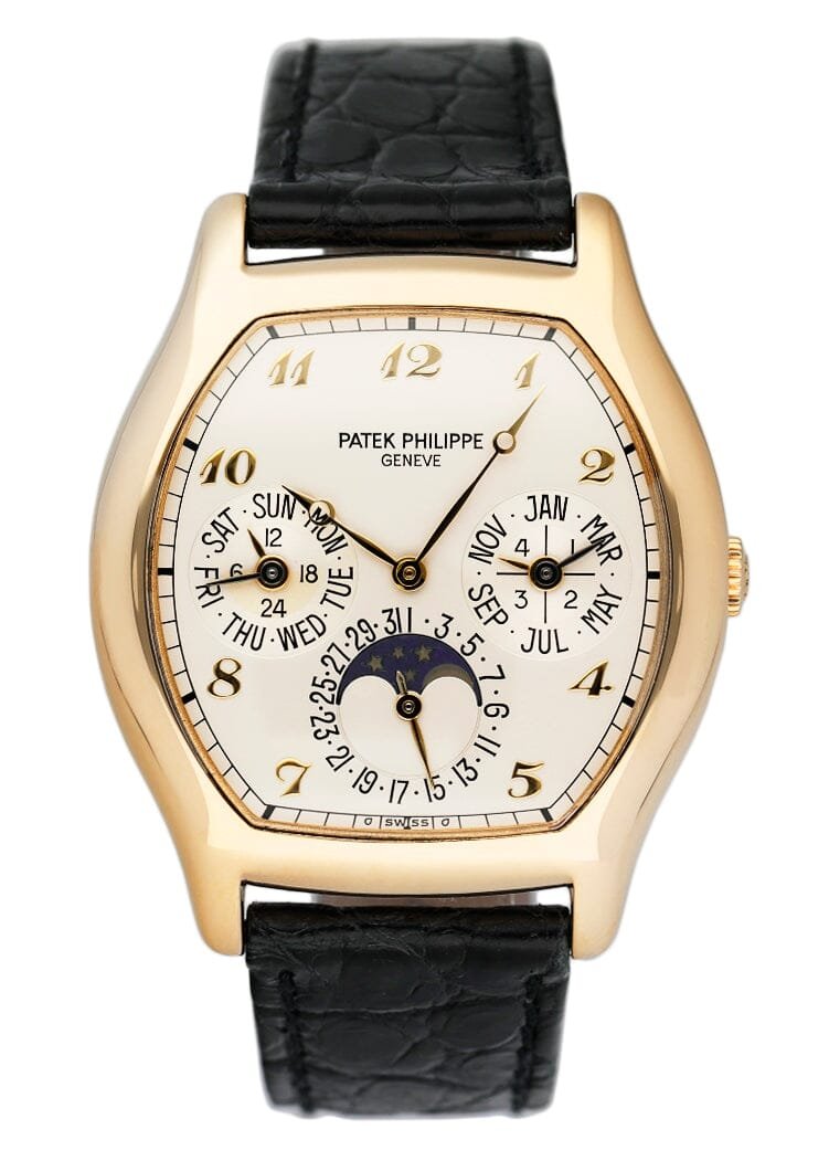 Patek Philippe Perpetual Calendar 5040J Relógio Masculino Caixa e Documentos