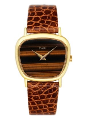 Piaget 9485 "Tiger Eye" 18k ouro amarelo Relógio Feminino