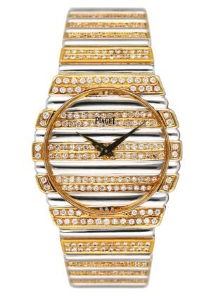 Piaget Polo 7561 C701 Diamond Two Tone Relógio Feminino