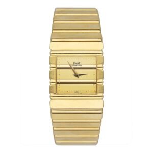 Piaget Polo Square 7131 C701 18k ouro amarelo Relógio Masculino