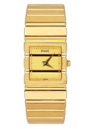 Piaget Polo Square 8131 C701 18k ouro amarelo Relógio Feminino