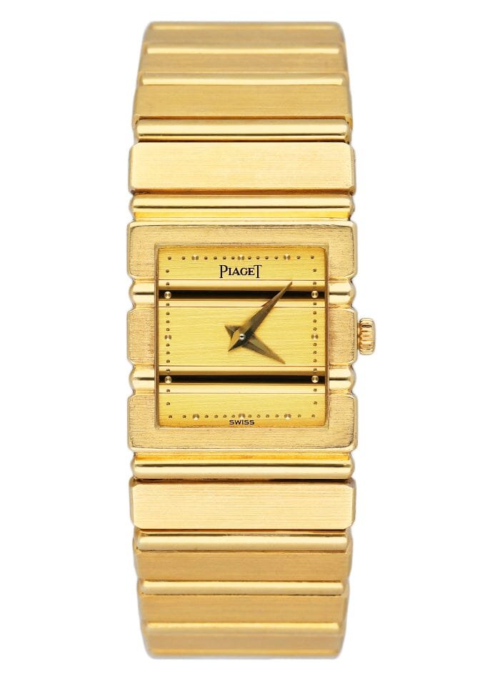 Piaget Polo Square 8131 C701 18k ouro amarelo Relógio Feminino
