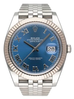 Rolex Datejust 126334 mostrador azul Relógio Masculino