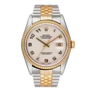Rolex Datejust 16233 Anniversary Dial Relógio Masculino Caixa e Documentos
