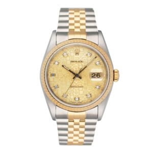 Rolex Datejust 16233 mostrador branco Men Relógio Caixa e Documentos