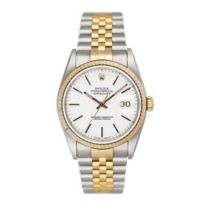 Rolex Datejust 16233 White Dial Relógio Masculino