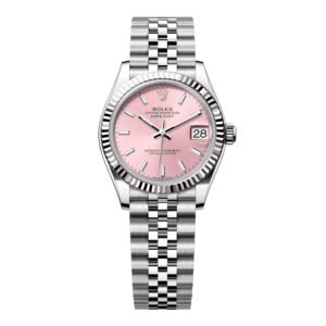 Rolex Datejust 278274 Pink Dial Relógio Feminino Caixa e Documentos