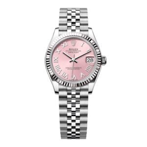Rolex Datejust 278274 Roman Pink Dial Relógio Feminino Caixa e Documentos