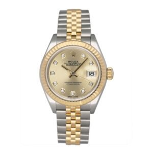Rolex Datejust 279173 Diamond mostrador champagne  Relógio Feminino Caixa e Documentos