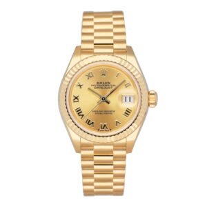 Rolex Datejust 279178 ouro amarelo Relógio Feminino Caixa e Documentos